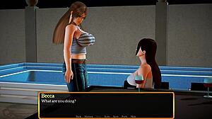 becca's so mad it scared me bro in my crazy new family part 49