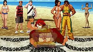 mugen sean relentlessly drills pussy cowgirl style on beach