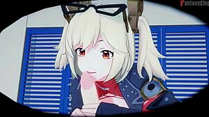 yo check out burnice whites big oppai bouncing in zenless zone zero sex jam