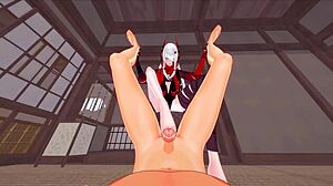 Alpha punishes gray raven's tight ass doggystyle creampie missionary