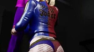Harley Quinn Joker Hard Anal Assfucking Big Tits Doggy Spanking