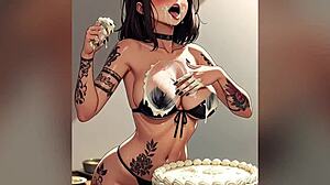 Cartoon AI Girls Drench Everything in Messy Fetish Frenzy!