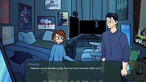 lockdown dom's goth curvy big tits girl gives fat blowjob