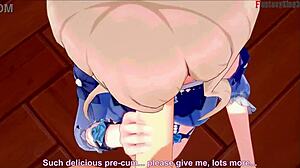 JEAN GIVES MIND-BLOWING BLOWJOB IN HER OFFICE - GENSIN IMPACT FANTASY!