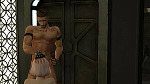 hunky sims 4 stud pounds slutty girlfriend's wet pussy blowjob cumshot in luxury spaceship