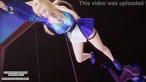 ahri sways seductive hips in kda mmd hot uncensored league dance for akali