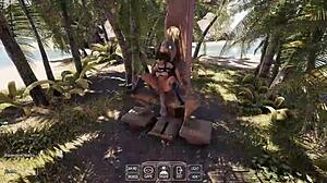 lara croft spreads legs ancient statue wakes fucks her hard anal creampie gangbang huge cock hentai game