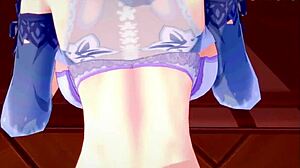 jean bends over office desk for pov big tits pounding genshin impact