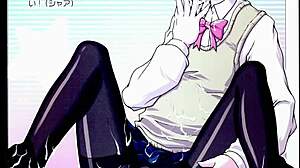 Lady's anime feet dominate in 4 hentai cartoon fetish scenes