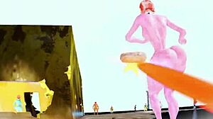 Cute Robot Doll Strips Teasing Her Curvy Ass in Closeup RTX 60FPS