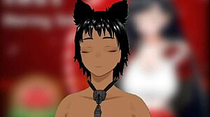 Tifa, Santa's monster futanari cock ready for your horny Christmas hole?