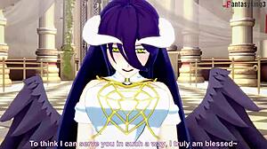 Albedo Succubus Overlord Pounds Big Tits Hard in Fantasy Hentai