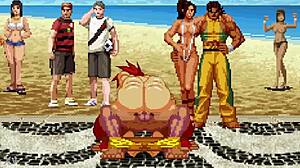 mugen sean relentlessly drills pussy cowgirl style on beach