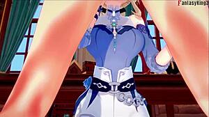 JEAN GIVES MIND-BLOWING BLOWJOB IN HER OFFICE - GENSIN IMPACT FANTASY!