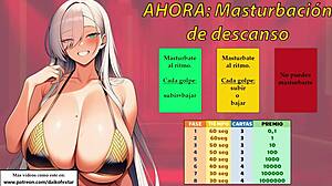 jerk your cock for cash in my spanish joi femdom game now?