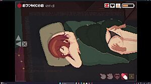 kaede blows sucks rides masturbates doggystyle in hentai game