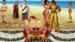 mugen sean relentlessly drills pussy cowgirl style on beach