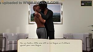 Bound to College 05: dominating headmaster eyes up that cute twink in intense scene.