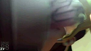 i can't get enough of futa moira dominating mercy in overwatch anime