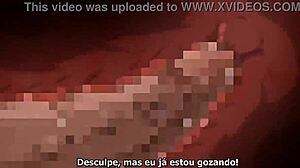 hentai legend elf spreads pussy and tits wide open