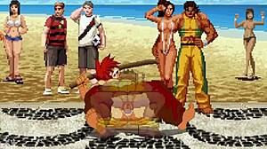 mugen sean relentlessly drills pussy cowgirl style on beach