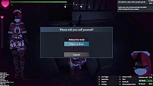 Manaka flashes toys publicly in town during SFM BDSM outdoor gameplay mod