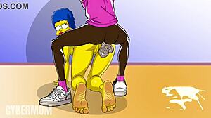 fitness trainer pounds married housewife hard in cartoon hentai parody