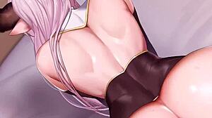 RINHEE'S HUGE TITS BOUNCE IN EVERY HENTAI COMPILATION CLIP