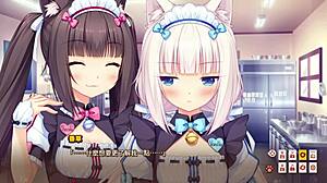 Nekopara vol 1 anime hentai sex scene asian tits explosion