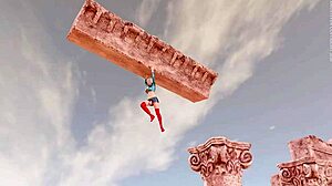 mulher maravilha pounding supergirl's pussy with her huge futa cock, damn