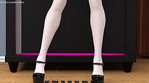 Sexbot by llamamann: big ass stripper stepsis dances sexy and gets caught.