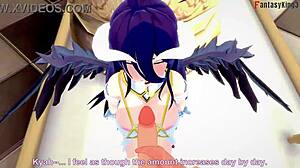 Albedo Succubus Overlord Pounds Big Tits Hard in Fantasy Hentai