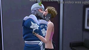 Spoiled RICH GIRLS Teen PUSSY Gets Santa's MONSTER COCK Missionary Doggystyle Cowgirl