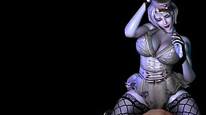 wanna join the goddess ritual where bbw curves get creampied by monster black cock in 3d hentai animation?