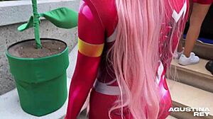 Zero Two dressed slut visits my home for first time public ass fuck balloon tits! 😈🍑