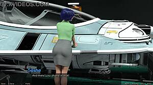 Stranded in space episode 54 curvy giants lesbian makeout with huge tits and outfits