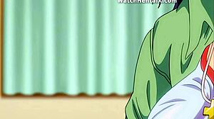 Hot anime girl sucks big tits creampie doggystyle lick pussy boobs