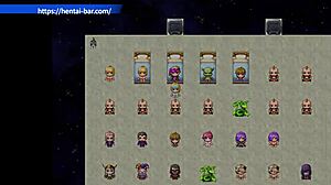 japanese hentai game asian anime female knight boobs bound tight with rope