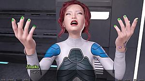 Stranded in space episode 54 curvy giants lesbian makeout with huge tits and outfits