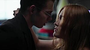 spoiled redhead slut frozen by nerd classmate for time stop pussy fuck lesson