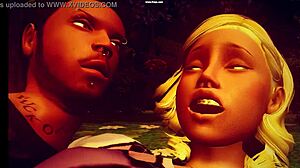 is megans little 18yo blonde secret an interracial outdoor hentai fuck with megan clark?