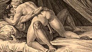 vintage erotic illustrations tease with retro animations