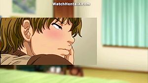 sexy big tits anime girl licks pussy before doggystyle creampie fuck