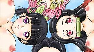 demon slayer hentai compilation features big asses tits and more ass play