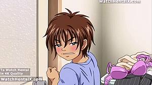 Anime Hentai Girl with Big Ass and Tits Gets Creampie Doggystyle Licking Pussy