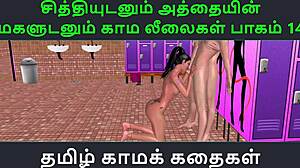 i had wild sex with chithi and athai's daughter in kama leela part 14