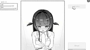 Step-Sis Teases in Secret Hentai Game with Sissy Blowjob Fingering Masturbation Gameplay