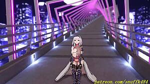 Novr's mmd noel sways seductively in 3d hololive hentai dance