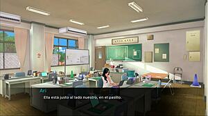 Professor's Huge Tits Pulled Out for Gangbang Creampie