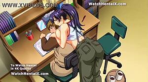 Hot anime girl sucks big tits creampie doggystyle lick pussy boobs